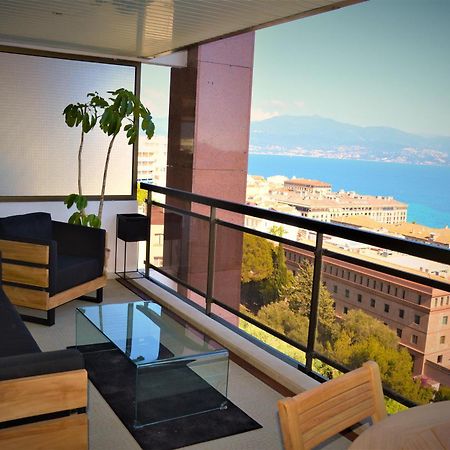 Grand T2 Standing Ajaccio Proche Centre Et Plages Vue Panoramique Parking Prive מראה חיצוני תמונה