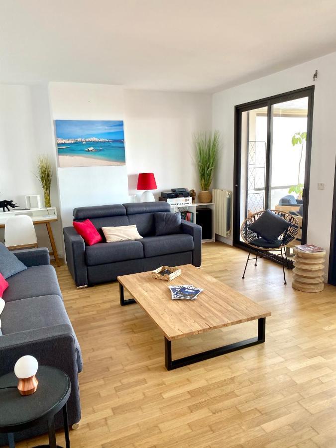 Grand T2 Standing Ajaccio Proche Centre Et Plages Vue Panoramique Parking Prive מראה חיצוני תמונה
