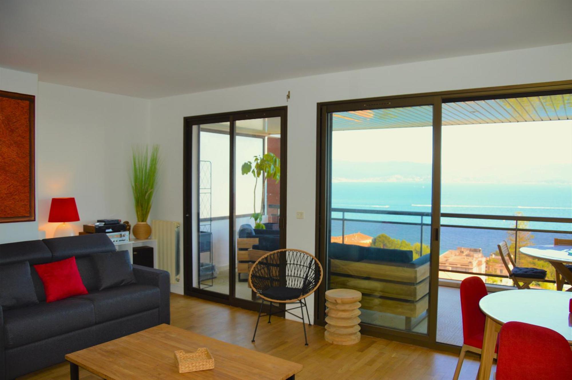 Grand T2 Standing Ajaccio Proche Centre Et Plages Vue Panoramique Parking Prive מראה חיצוני תמונה